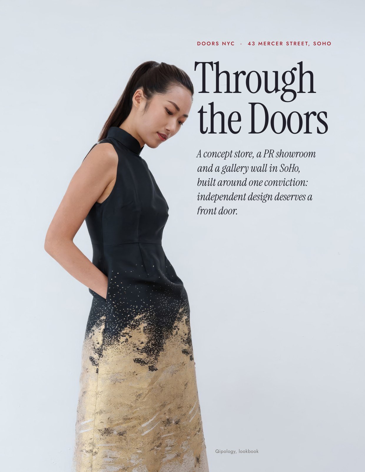 DOORS NYC lookbook cover