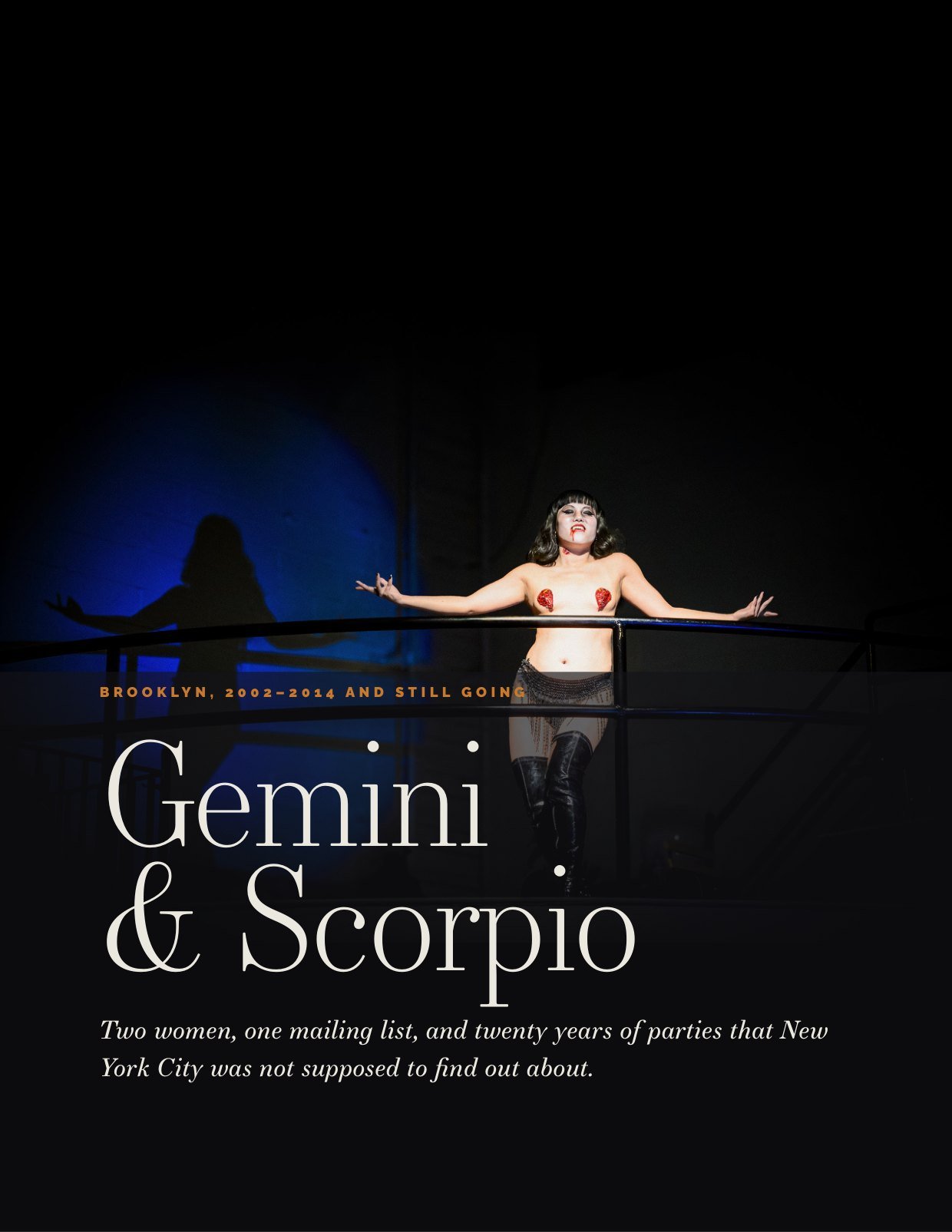 Gemini & Scorpio lookbook cover